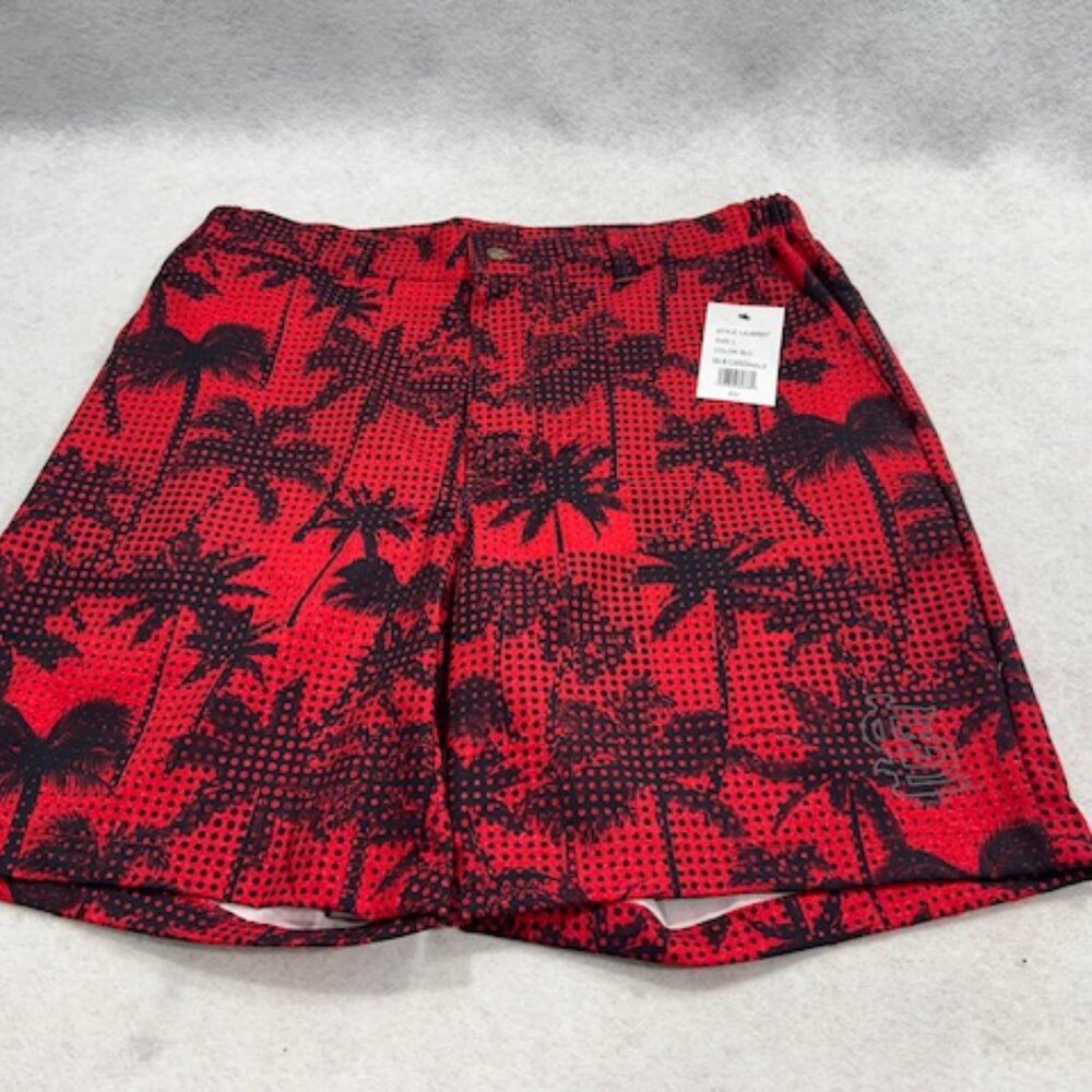 G-III Sports by Carl Banks Men's STL Cardinals Red Anchor Swim Trunks NWT